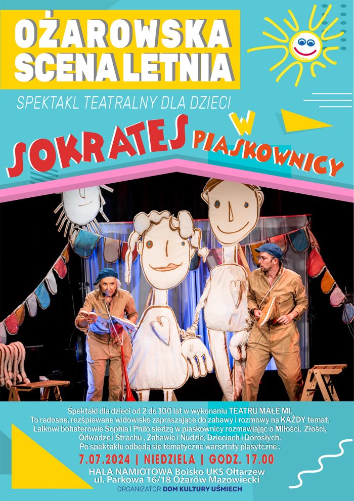 Plakat - Scena Letnia w Ożarowie Mazowieckim 2024: Teatr Mała Mi