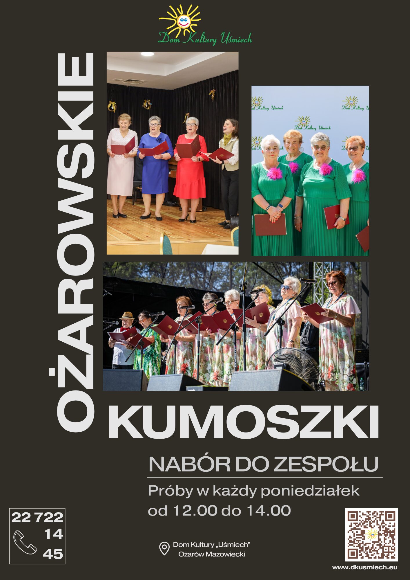Ożarowskie Kumoszki - plakat nabór 2025
