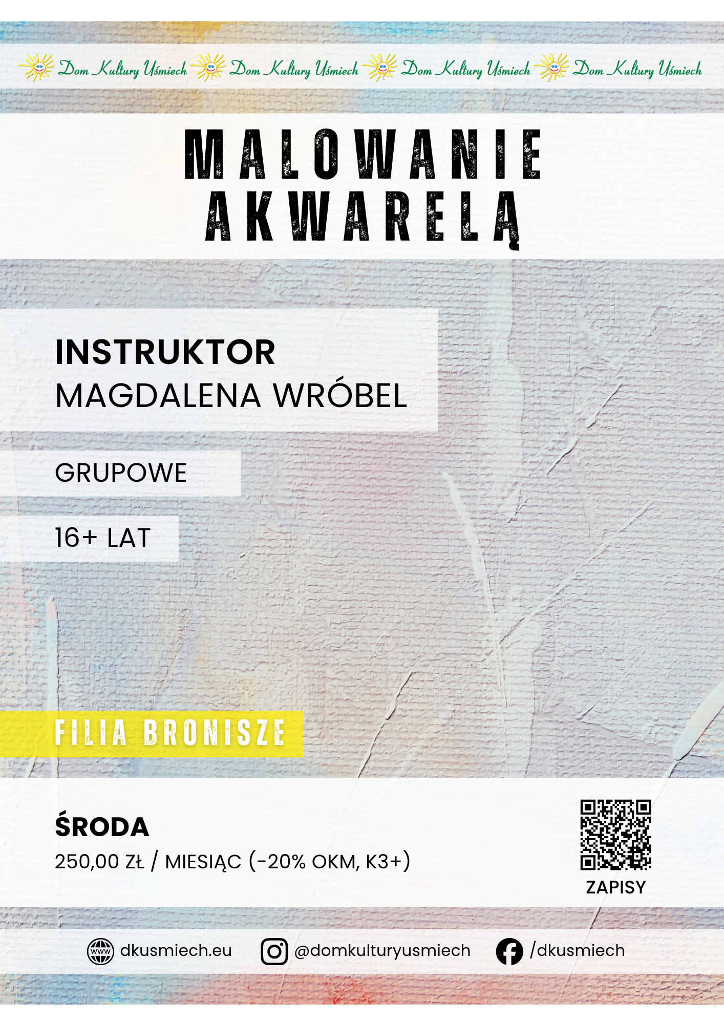 bronisze 2026_malowanie akwarelą